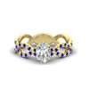 Load image into Gallery viewer, infinity-oval-shaped-twist-diamond-engagement-ring-with-sapphire-in-yellow-gold-FD11157OVRGSABLANGLE3-NL-YG