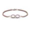 Thumbnail 5 - infinity-pave-diamond-chain-bracelet-in-rose-gold-FDBRC9140-NL-RG