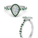 Load image into Gallery viewer, infinity-pear-halo-emerald-engagement-ring-in-white-gold-FD9126PERGEMGRANGLE3-NL-WG_39479983-a125-456d-a218-46e534646f7b?v=1757924943
