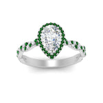 Load image into Gallery viewer, infinity-pear-halo-emerald-engagement-ring-in-white-gold-FD9126PERGEMGRANGLE5-NL-WG_73f998ae-9635-4708-bac9-73ff58300791?v=1757924943
