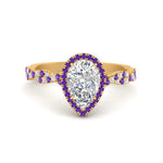 Load image into Gallery viewer, infinity-pear-halo-purple-topaz-engagement-ring-in-yellow-gold-FD9126PERGVITO-NL-YG_f445225f-b4be-4d33-9a59-716072338fed?v=1757924943
