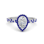 Load image into Gallery viewer, infinity-pear-halo-sapphire-engagement-ring-in-white-gold-FD9126PERGSABL-NL-WG_4fa867aa-640c-4ec0-a8ff-4332afa36d74?v=1757924942
