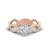 Load image into Gallery viewer, infinity-pear-shaped-twist-diamond-engagement-ring-in-rose-gold-FD11157PERANGLE3-NL-RG