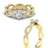 Load image into Gallery viewer, infinity-pear-shaped-twist-diamond-engagement-ring-in-yellow-gold-FD11157PERANGLE3-NL-YG