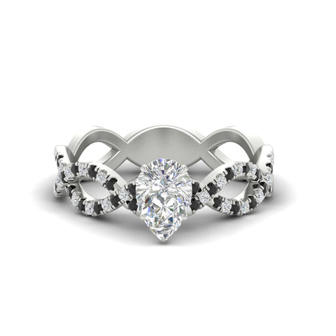infinity-pear-shaped-twist-diamond-engagement-ring-with-black-diamond-in-white-gold-FD11157PERGBLACKANGLE3-NL-WG