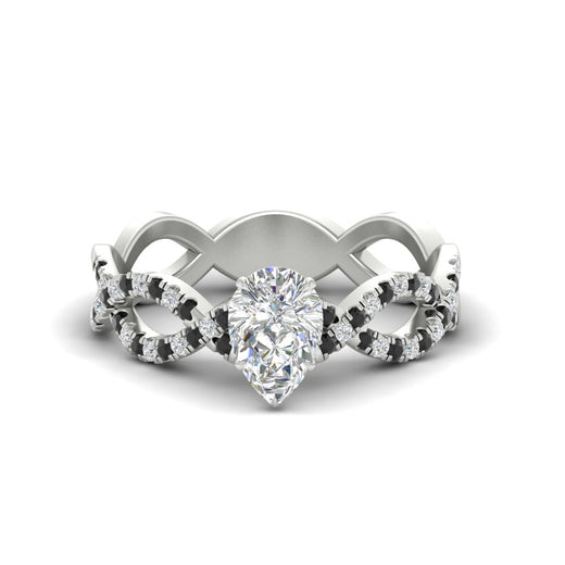 infinity-pear-shaped-twist-diamond-engagement-ring-with-black-diamond-in-white-gold-FD11157PERGBLACKANGLE3-NL-WG