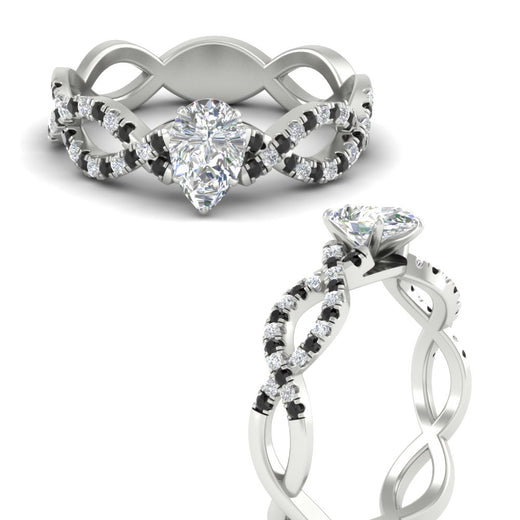 infinity-pear-shaped-twist-diamond-engagement-ring-with-black-diamond-in-white-gold-FD11157PERGBLACKANGLE3-NL-WG