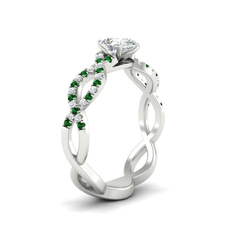 infinity-pear-shaped-twist-diamond-engagement-ring-with-emerald-in-white-gold-FD11157PERGEMGRANGLE3-NL-WG