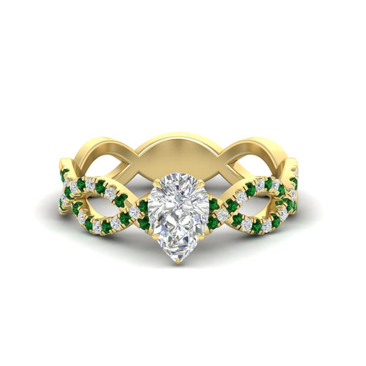 infinity-pear-shaped-twist-diamond-engagement-ring-with-emerald-in-yellow-gold-FD11157PERGEMGRANGLE3-NL-YG