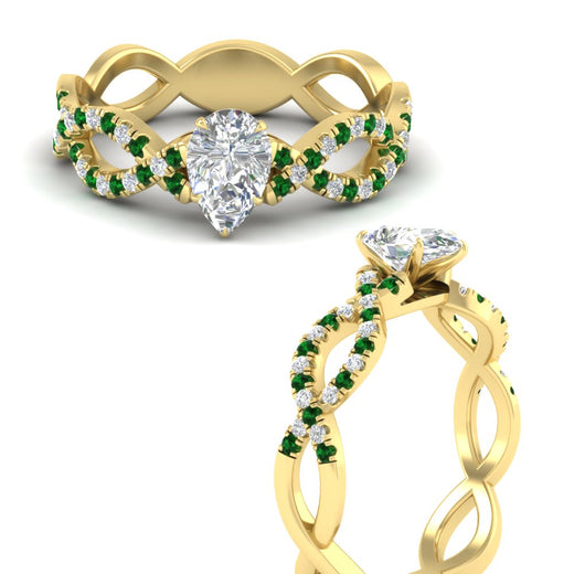 infinity-pear-shaped-twist-diamond-engagement-ring-with-emerald-in-yellow-gold-FD11157PERGEMGRANGLE3-NL-YG