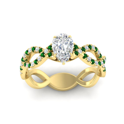 infinity-pear-shaped-twist-diamond-engagement-ring-with-emerald-in-yellow-gold-FD11157PERGEMGRANGLE3-NL-YG