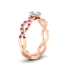 Load image into Gallery viewer, infinity-pear-shaped-twist-diamond-engagement-ring-with-pink-sapphire-in-rose-gold-FD11157PERGSADRPIANGLE3-NL-RG