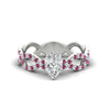 Load image into Gallery viewer, infinity-pear-shaped-twist-diamond-engagement-ring-with-pink-sapphire-in-white-gold-FD11157PERGSADRPIANGLE3-NL-WG