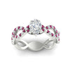 Load image into Gallery viewer, infinity-pear-shaped-twist-diamond-engagement-ring-with-pink-sapphire-in-white-gold-FD11157PERGSADRPIANGLE3-NL-WG