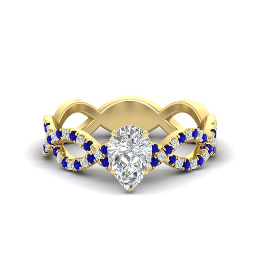 infinity-pear-shaped-twist-diamond-engagement-ring-with-sapphire-in-yellow-gold-FD11157PERGSABLANGLE3-NL-YG