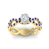 Load image into Gallery viewer, infinity-pear-shaped-twist-diamond-engagement-ring-with-sapphire-in-yellow-gold-FD11157PERGSABLANGLE3-NL-YG