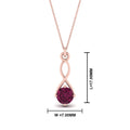 Thumbnail 30 - Infinity Solitaire Pendant