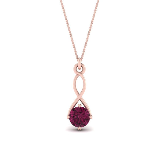Infinity Solitaire Pendant