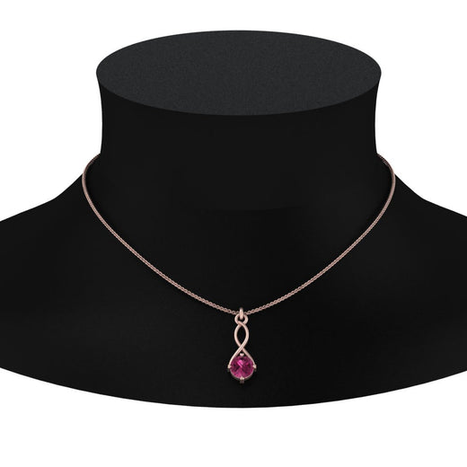 Infinity Solitaire Pendant