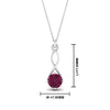 Load image into Gallery viewer, Infinity Solitaire Pendant