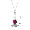 Thumbnail 34 - Infinity Solitaire Pendant