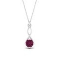 Thumbnail 33 - Infinity Solitaire Pendant