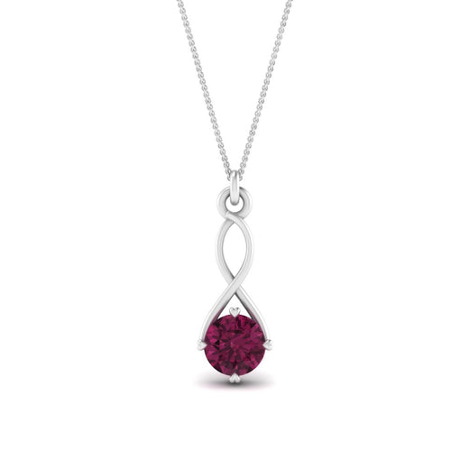 Infinity Solitaire Pendant