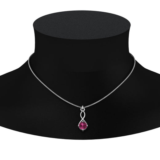 Infinity Solitaire Pendant