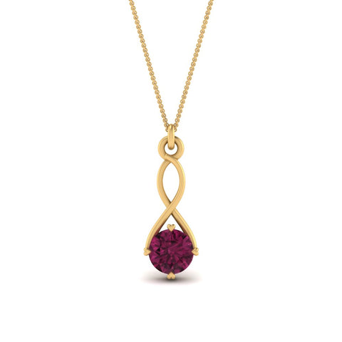 Infinity Solitaire Pendant