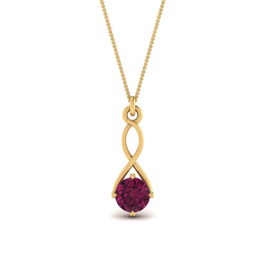 Infinity Solitaire Pendant