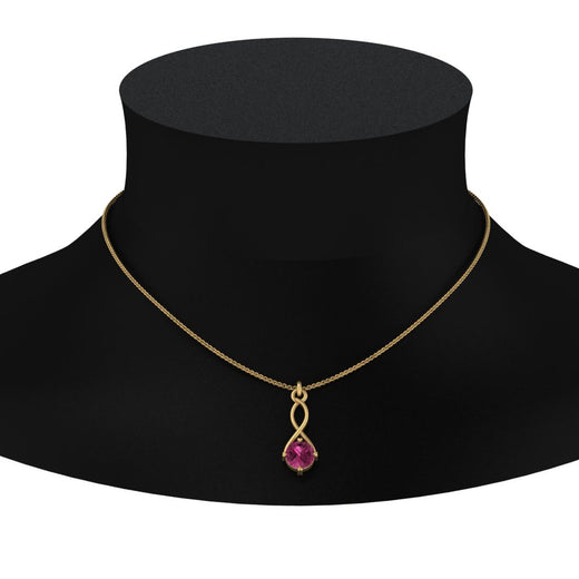 Infinity Solitaire Pendant