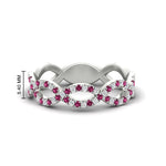 Load image into Gallery viewer, Infinity Diamond Twist Wedding Band
