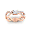 Load image into Gallery viewer, infinity-princess-cut-twist-diamond-engagement-ring-in-rose-gold-FD11157PRRANGLE3-NL-RG