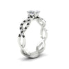 Load image into Gallery viewer, infinity-princess-cut-twist-diamond-engagement-ring-with-black-diamond-in-white-gold-FD11157PRRGBLACKANGLE3-NL-WG