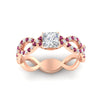 Load image into Gallery viewer, infinity-princess-cut-twist-diamond-engagement-ring-with-pink-sapphire-in-rose-gold-FD11157PRRGSADRPIANGLE3-NL-RG