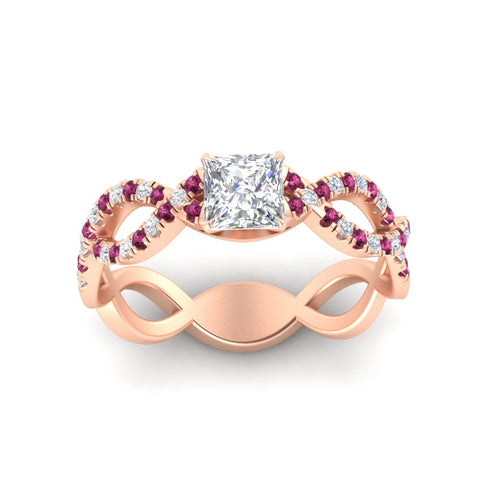 infinity-princess-cut-twist-diamond-engagement-ring-with-pink-sapphire-in-rose-gold-FD11157PRRGSADRPIANGLE3-NL-RG