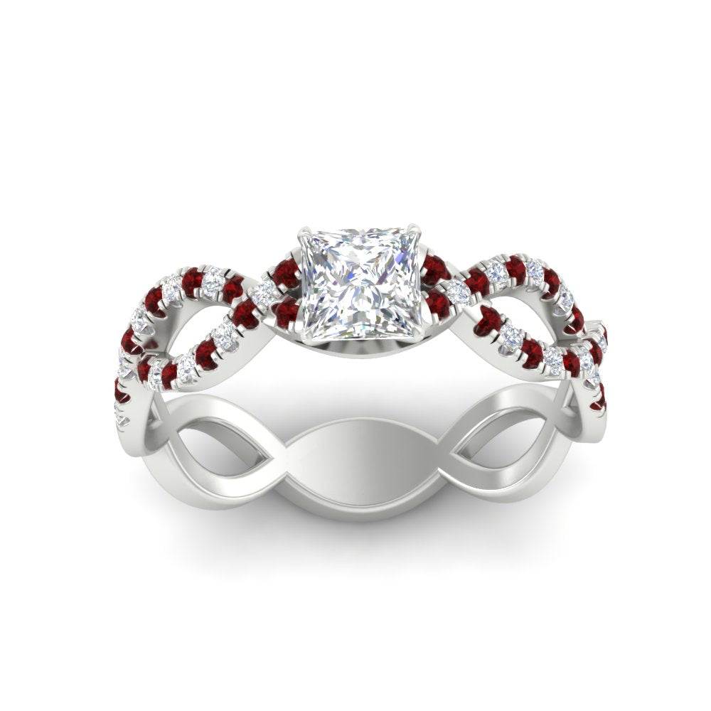 infinity-princess-cut-twist-diamond-engagement-ring-with-ruby-in-white-gold-FD11157PRRGRUDRANGLE3-NL-WG
