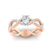 Load image into Gallery viewer, infinity-radiant-cut-twist-diamond-engagement-ring-in-rose-gold-FD11157RARANGLE3-NL-RG