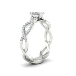 Load image into Gallery viewer, infinity-radiant-cut-twist-diamond-engagement-ring-in-white-gold-FD11157RARANGLE3-NL-WG
