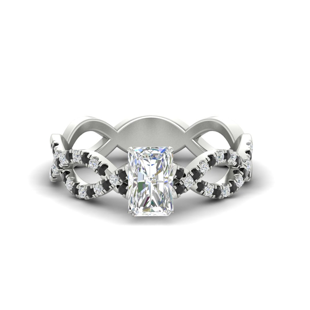 infinity-radiant-cut-twist-diamond-engagement-ring-with-black-diamond-in-white-gold-FD11157RARGBLACKANGLE3-NL-WG