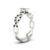 Load image into Gallery viewer, infinity-radiant-cut-twist-diamond-engagement-ring-with-black-diamond-in-white-gold-FD11157RARGBLACKANGLE3-NL-WG