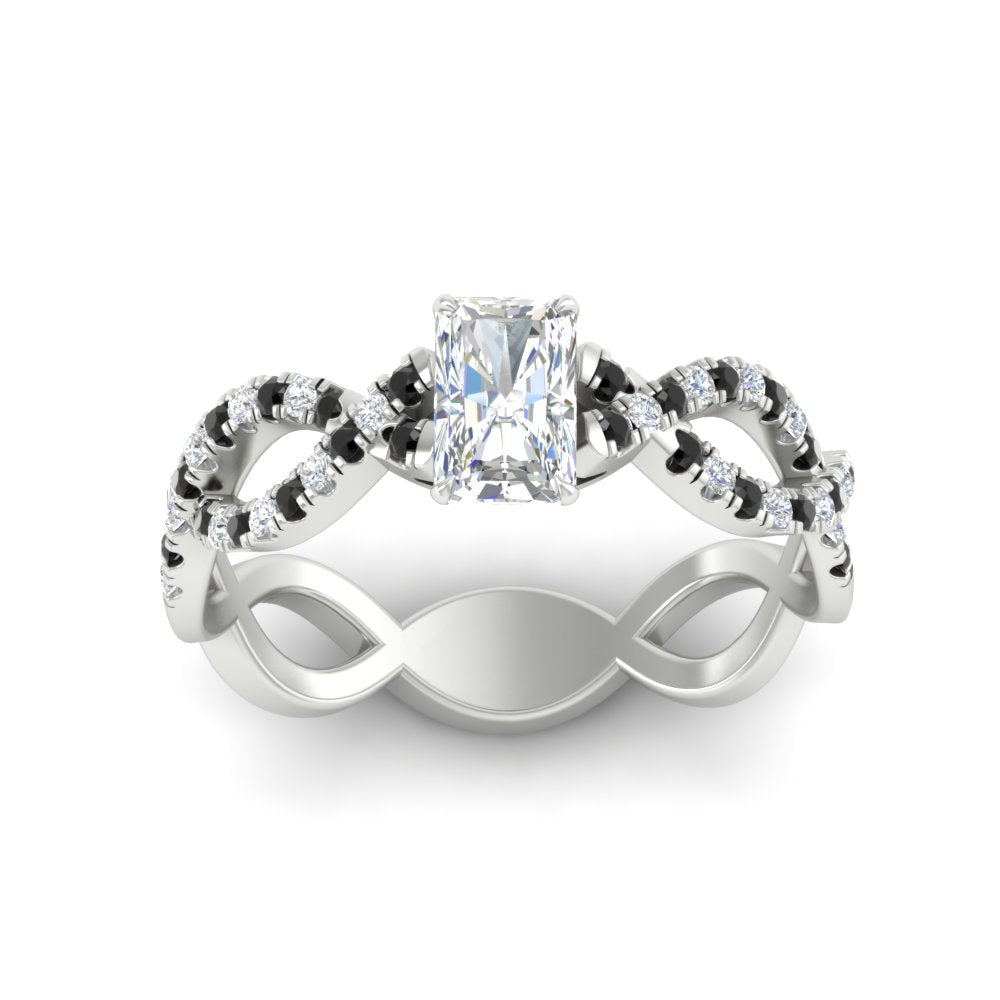 infinity-radiant-cut-twist-diamond-engagement-ring-with-black-diamond-in-white-gold-FD11157RARGBLACKANGLE3-NL-WG