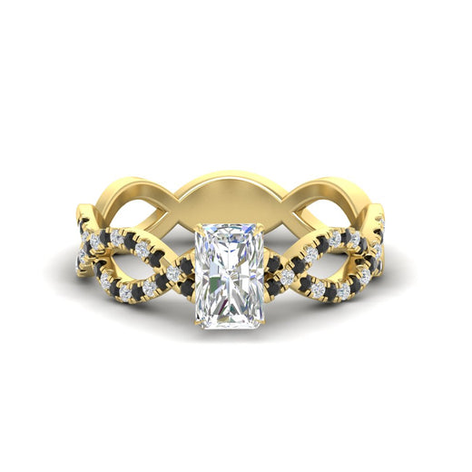 infinity-radiant-cut-twist-diamond-engagement-ring-with-black-diamond-in-yellow-gold-FD11157RARGBLACKANGLE3-NL-YG