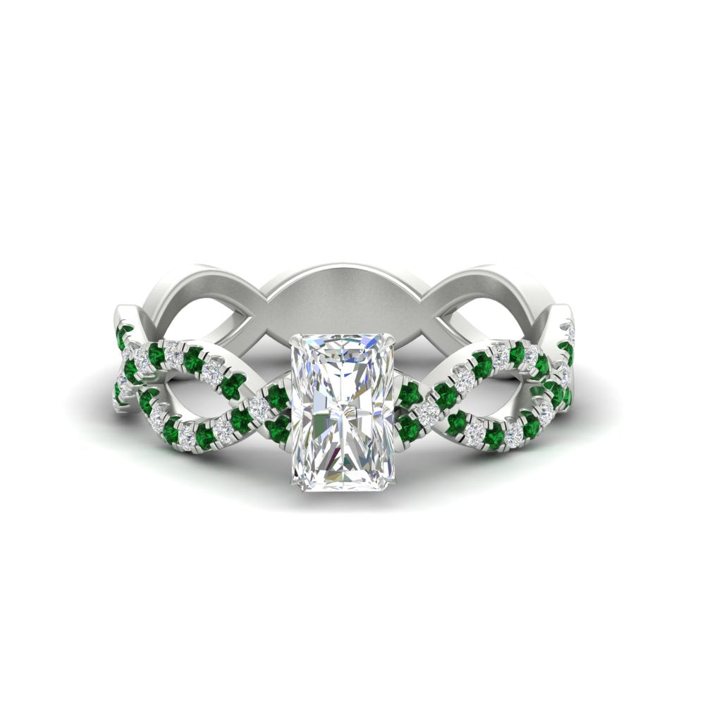 infinity-radiant-cut-twist-diamond-engagement-ring-with-emerald-in-white-gold-FD11157RARGEMGRANGLE3-NL-WG