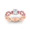Load image into Gallery viewer, infinity-radiant-cut-twist-diamond-engagement-ring-with-pink-sapphire-in-rose-gold-FD11157RARGSADRPIANGLE3-NL-RG