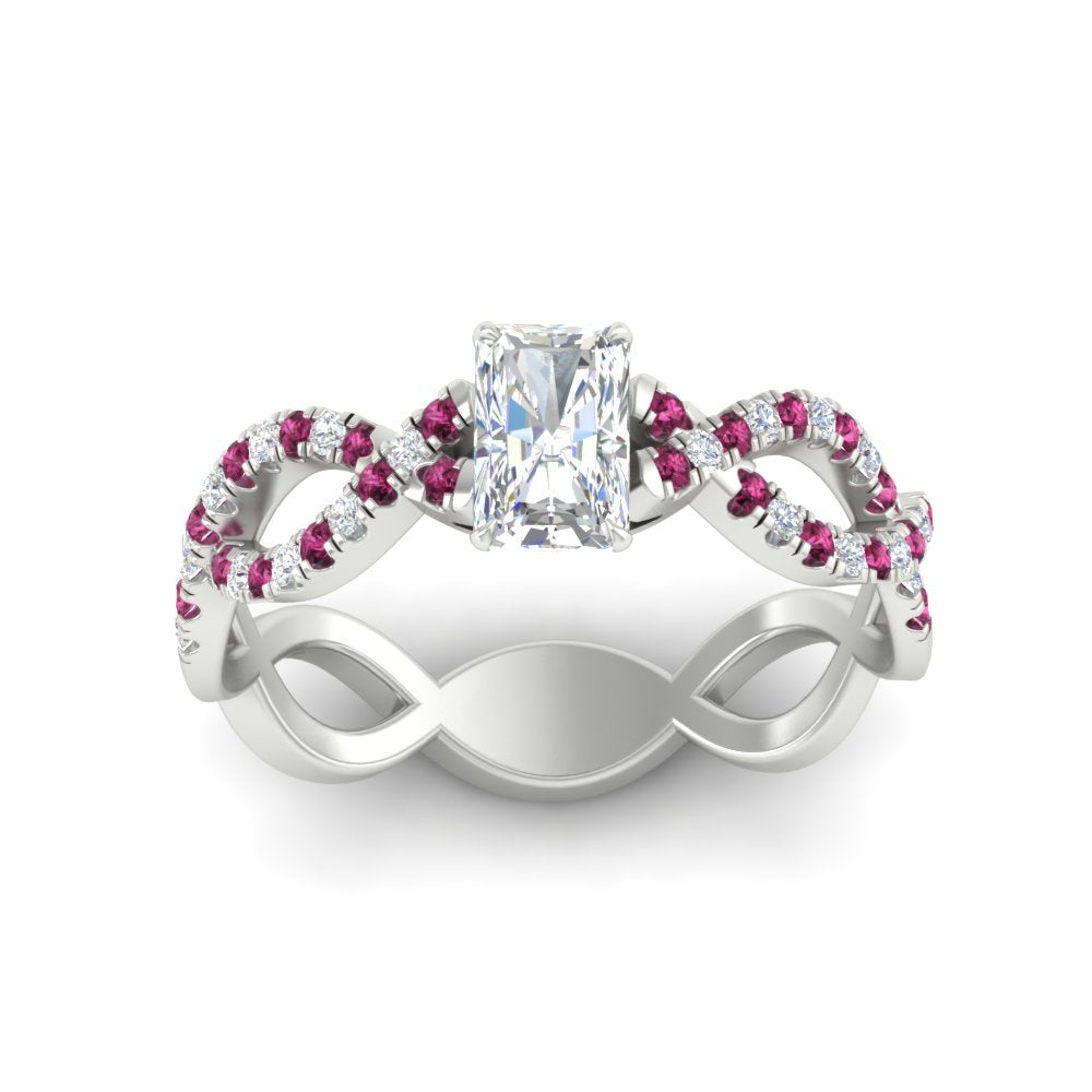 infinity-radiant-cut-twist-diamond-engagement-ring-with-pink-sapphire-in-white-gold-FD11157RARGSADRPIANGLE3-NL-WG