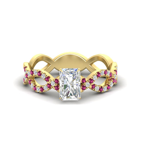 infinity-radiant-cut-twist-diamond-engagement-ring-with-pink-sapphire-in-yellow-gold-FD11157RARGSADRPIANGLE3-NL-YG