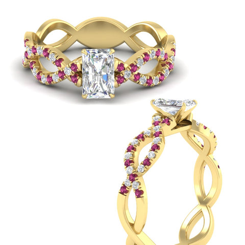 infinity-radiant-cut-twist-diamond-engagement-ring-with-pink-sapphire-in-yellow-gold-FD11157RARGSADRPIANGLE3-NL-YG