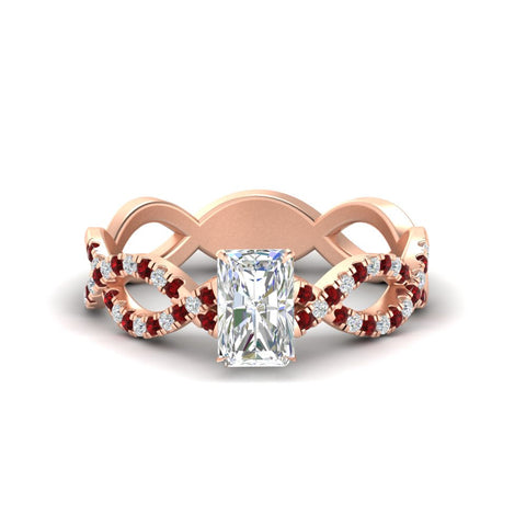 infinity-radiant-cut-twist-diamond-engagement-ring-with-ruby-in-rose-gold-FD11157RARGRUDRANGLE3-NL-RG