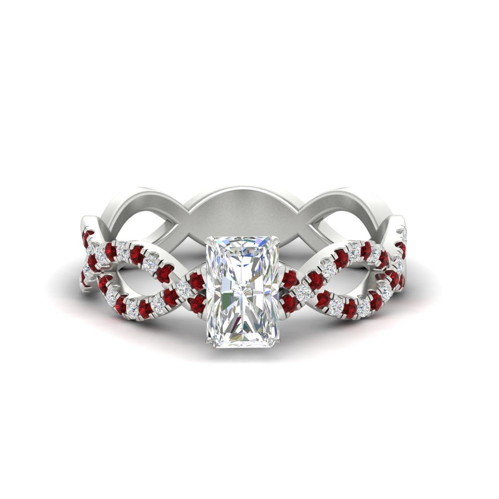 infinity-radiant-cut-twist-diamond-engagement-ring-with-ruby-in-white-gold-FD11157RARGRUDRANGLE3-NL-WG